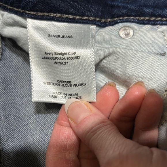 Silver Jeans Blue Straight Leg Classic Denim - Picture 4 of 4